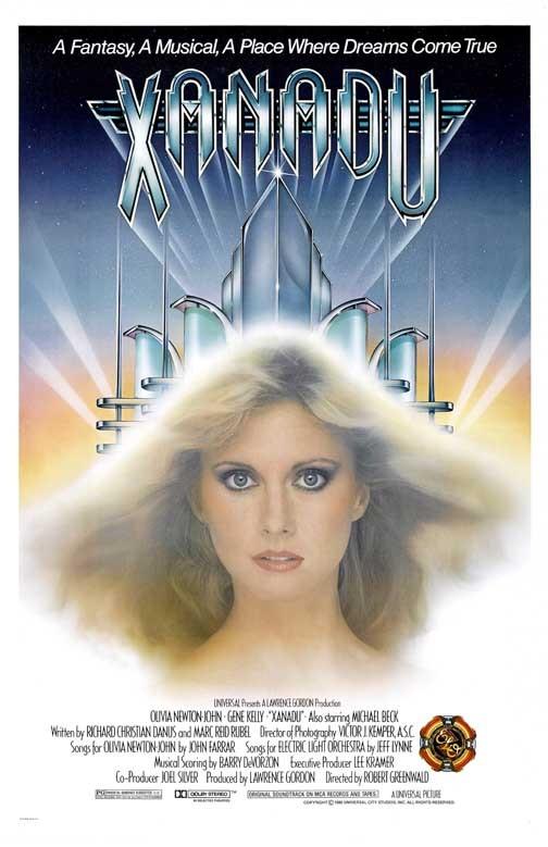 Olivia Newton-John XANADU Gene Kelly Michael Beck movie poster 11x17