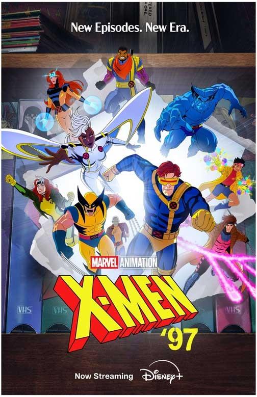 animated X-MEN '97 cast movie poster 11x17