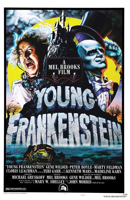 Gene Wilder YOUNG FRANKENSTEIN Marty Feldman movie poster 11x17 Mel Brooks