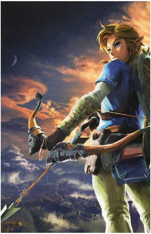 THE LEGEND OF ZELDA BREATH OF THE WILD video game poster 11x17