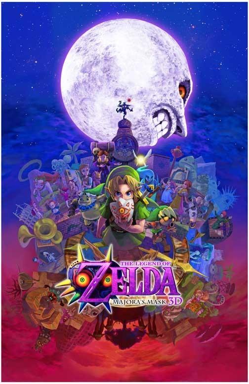 THE LEGEND OF ZELDA MAJORA'S MASK 3D video game poster 11x17