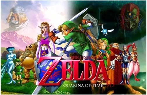 THE LEGEND OF ZELDA OCARINA OF TIME video game poster 11x17