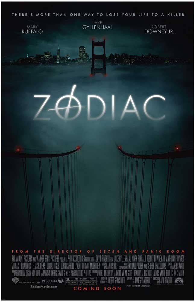 Mark Ruffalo ZODIAC Jake Gyllenhaal Robert Downey Jr adv movie poster 11x17