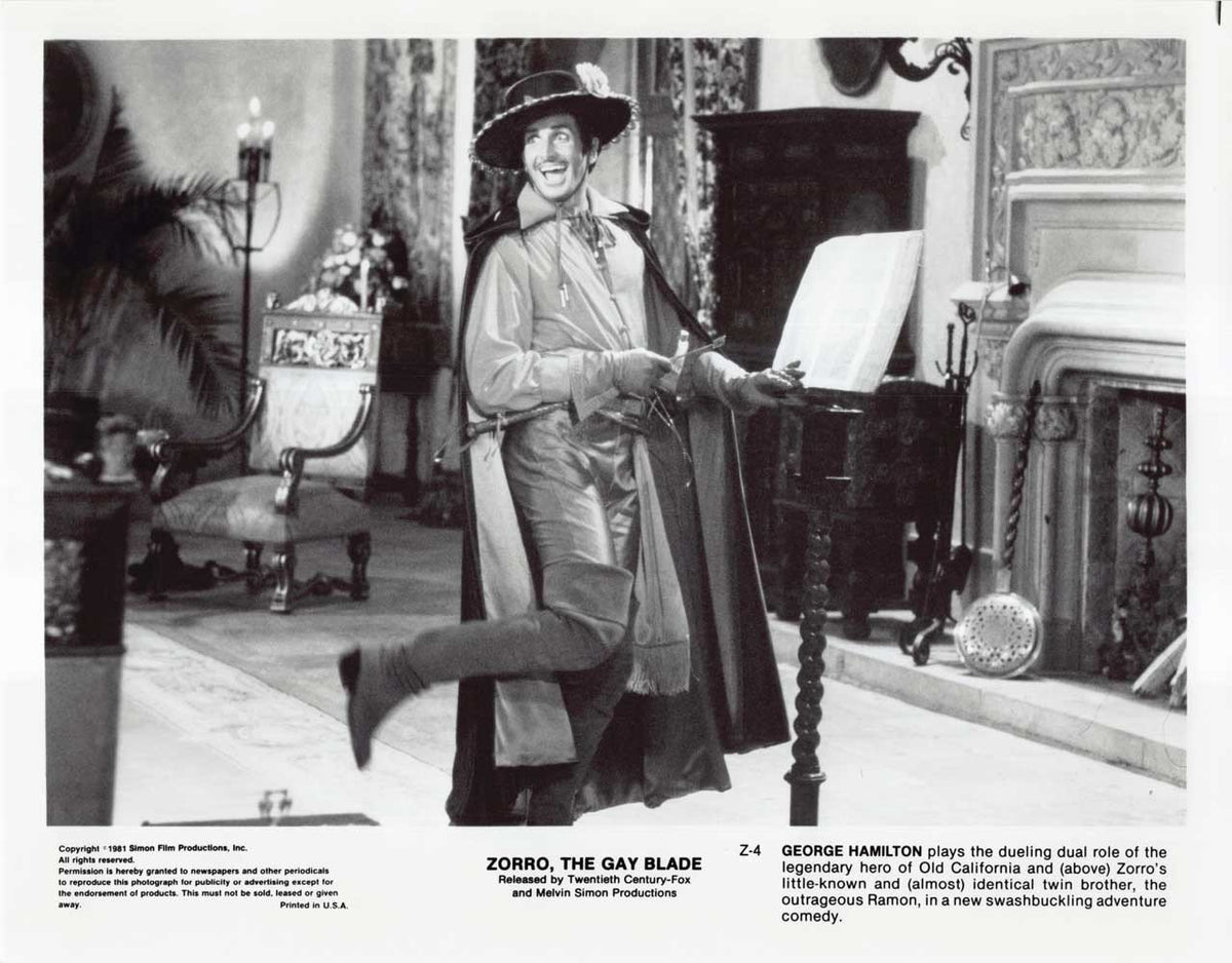 'Ramon' ZORRO, THE GAY BLADE George Hamilton original 10x8 photo 1981