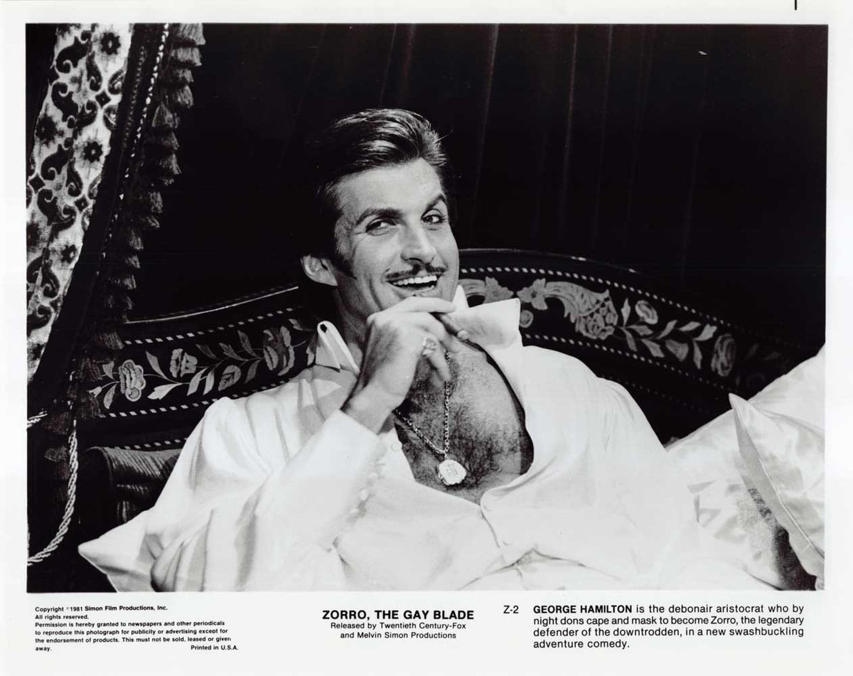 'Don Diego' ZORRO, THE GAY BLADE George Hamilton original 10x8 photo 1981