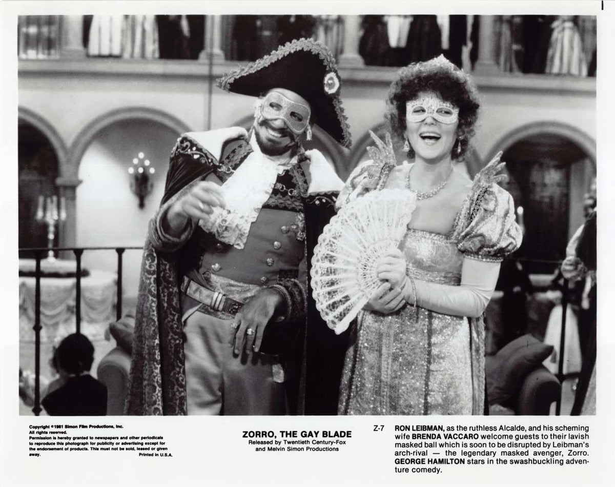 Brenda Vaccaro ZORRO, THE GAY BLADE Ron Leibman original 10x8 photo 1981