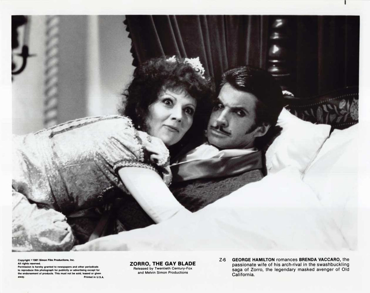 Brenda Vaccaro ZORRO, THE GAY BLADE George Hamilton original 10x8 photo 1981