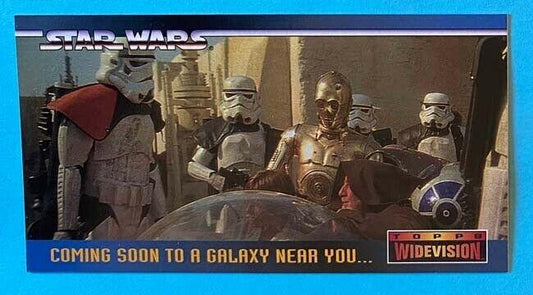 Topps STAR WARS SPECIAL EDITION promo SWP1 widevision card