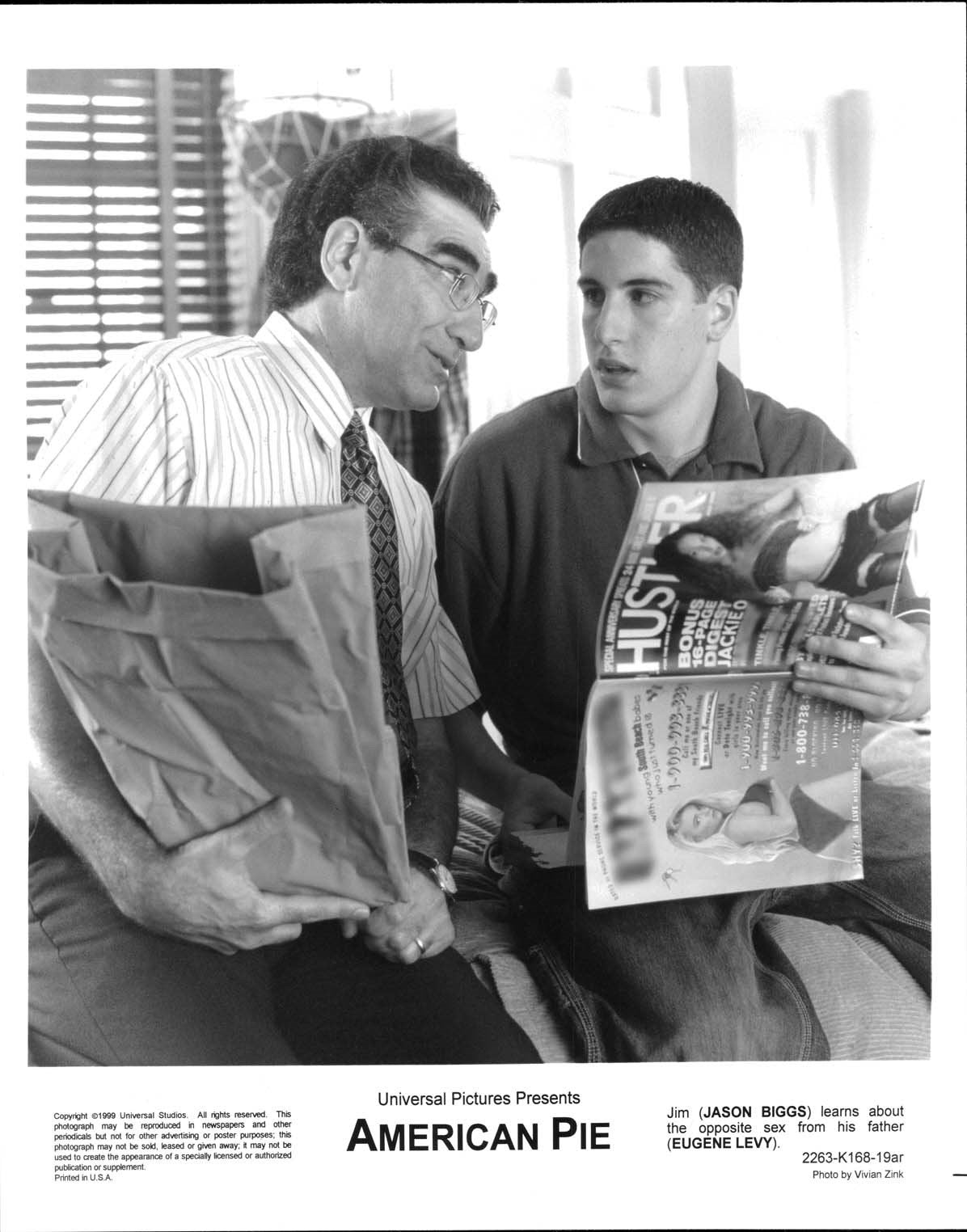 Eugene Levy AMERICAN PIE Jason Biggs original press photos 1999