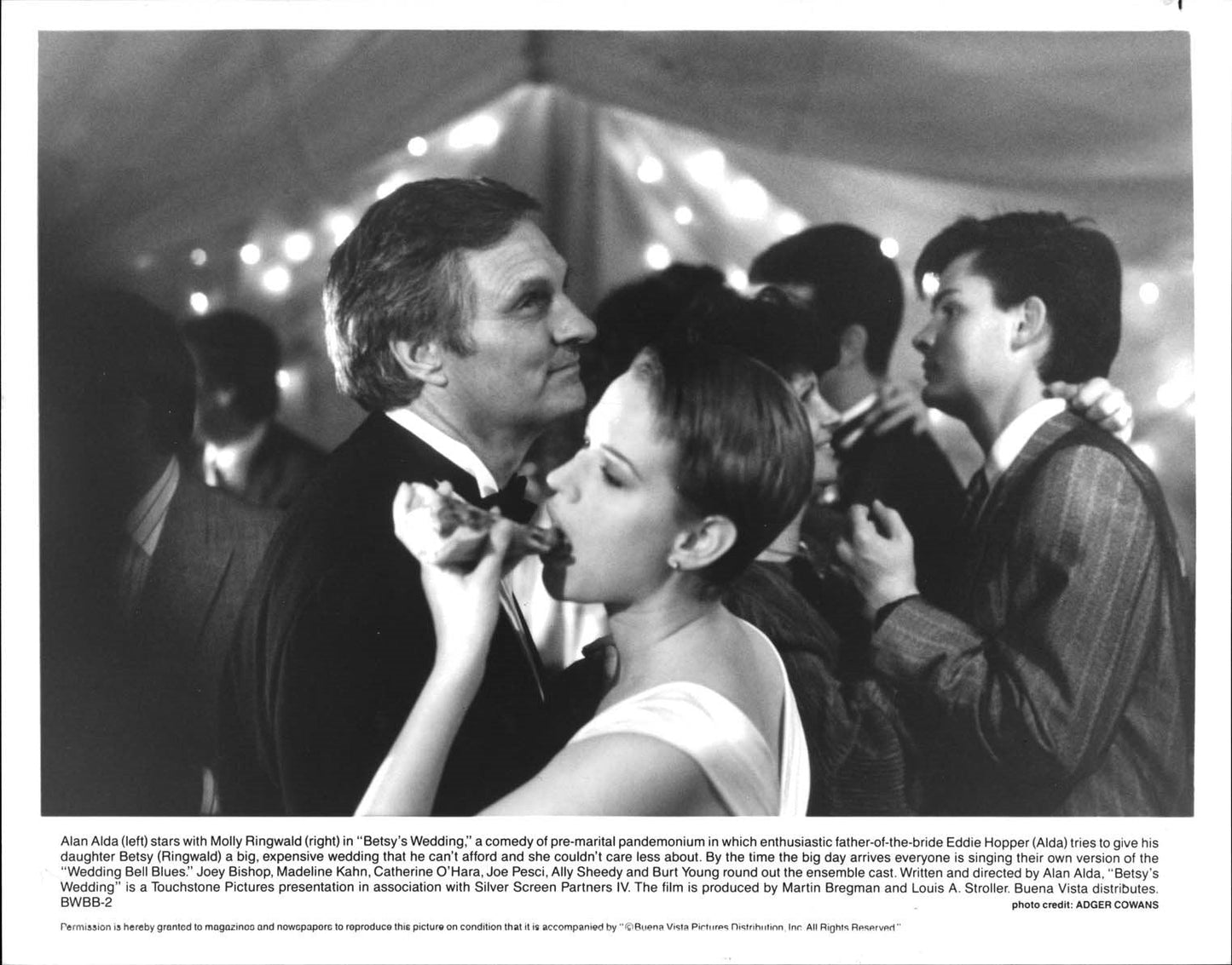 Molly Ringwald BETSY'S WEDDING Alan Alda Joe Pesci original press photo 1990