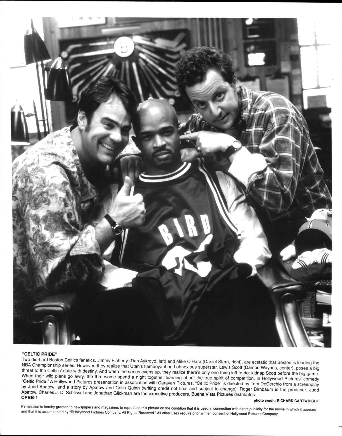 Dan Aykroyd CELTIC PRIDE Damon Wayans original press photo 1996