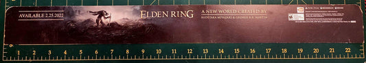 George RR Martin PS4 PS5 XBox banner signage ELDEN RING store sign