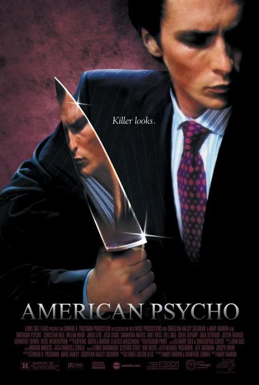 Christian Bale AMERICAN PSYCHO Reese Witherspoon original 27x40 movie poster