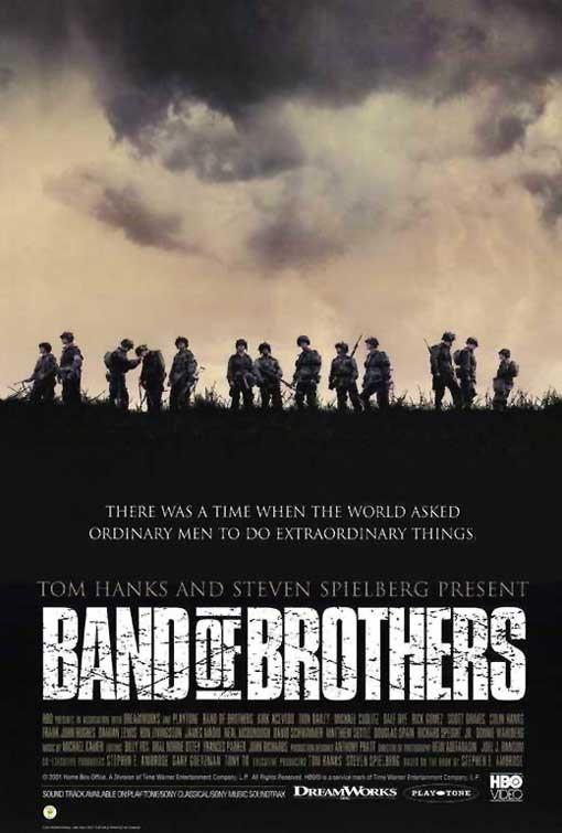 Damian Lewis BAND OF BROTHERS Michael Cudlitz original HBO movie poster
