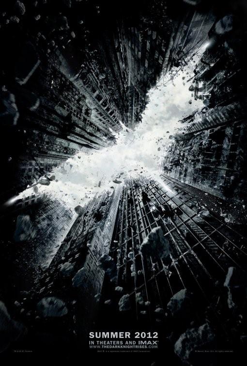 Christian Bale DARK KNIGHT RISES adv movie poster 2 Sided ORIGINAL FINAL 27x40