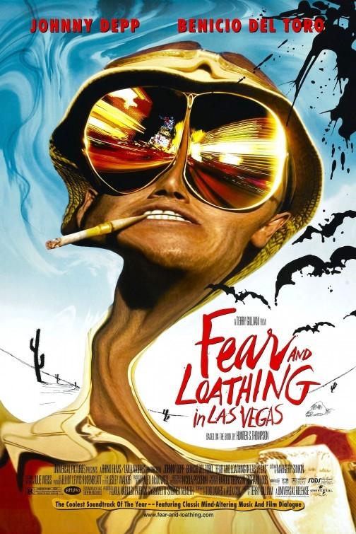 Johnny Depp FEAR AND LOATHING IN LAS VEGAS original 27x40 DS movie poster 1998