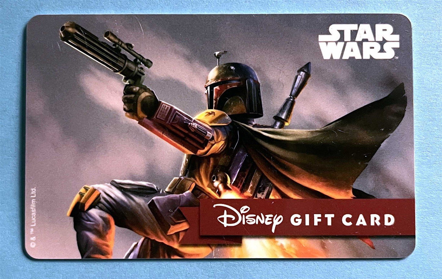 Lucasfilm THE MANDALORIAN collectible gift card Disney Theme Parks