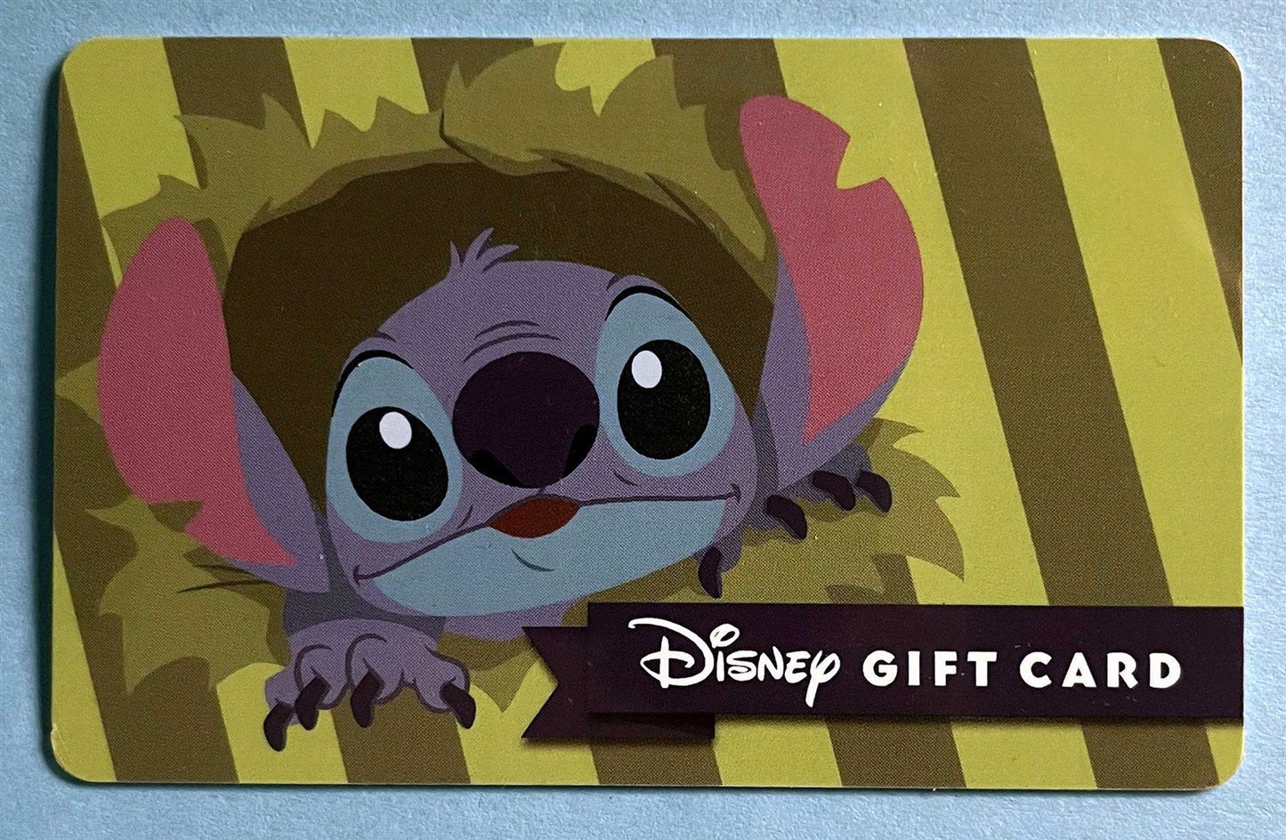 Lilo & Stitch STITCH collectible gift card Disney Theme Parks