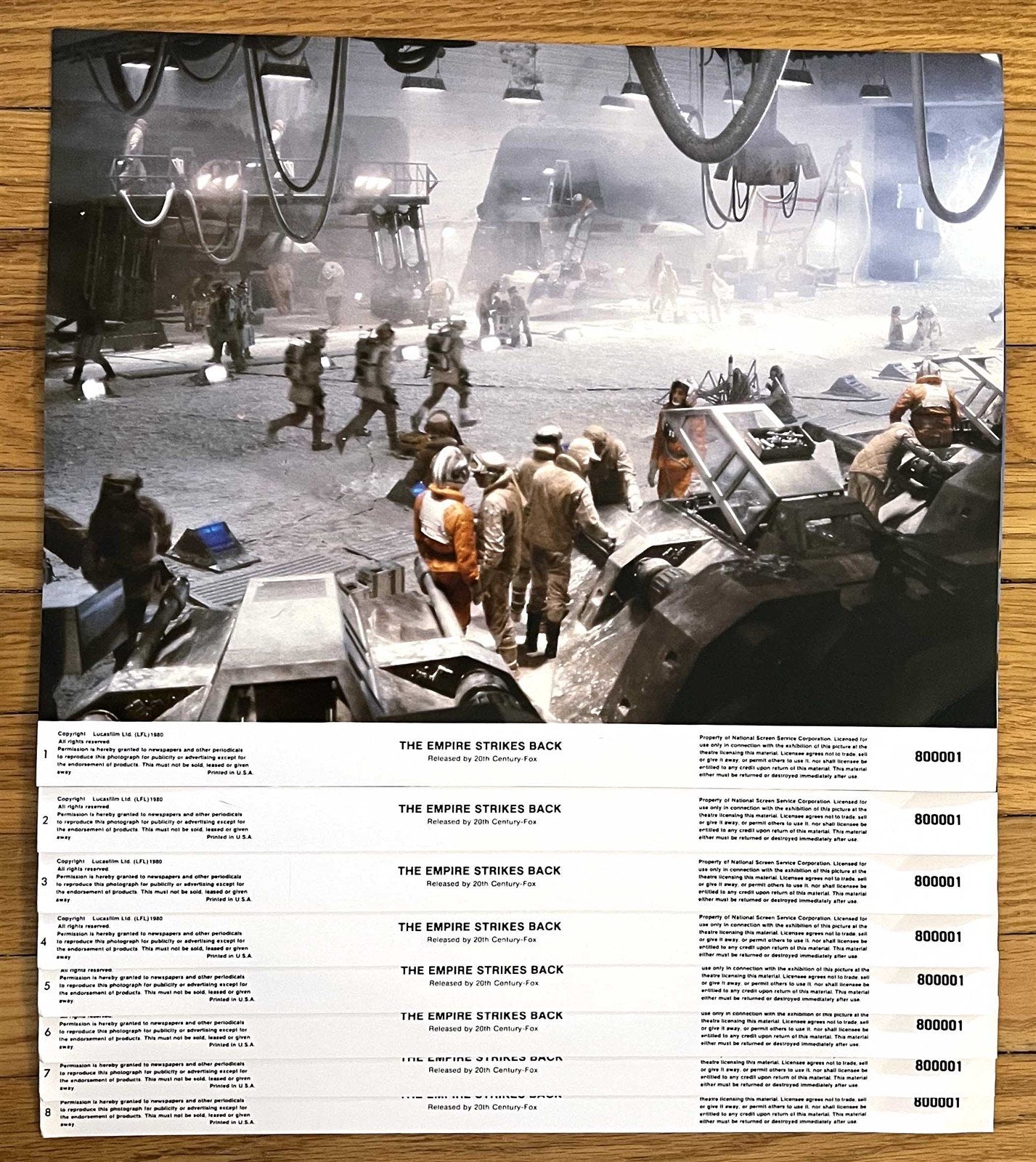 Star Wars EMPIRE STRIKES BACK original lobby card set 11x14 George Lucas