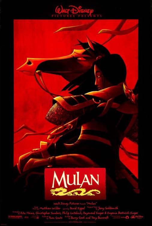 Disney Ming-Na Wen MULAN Eddie Murphy original DS movie poster 27x40 rolled 1998