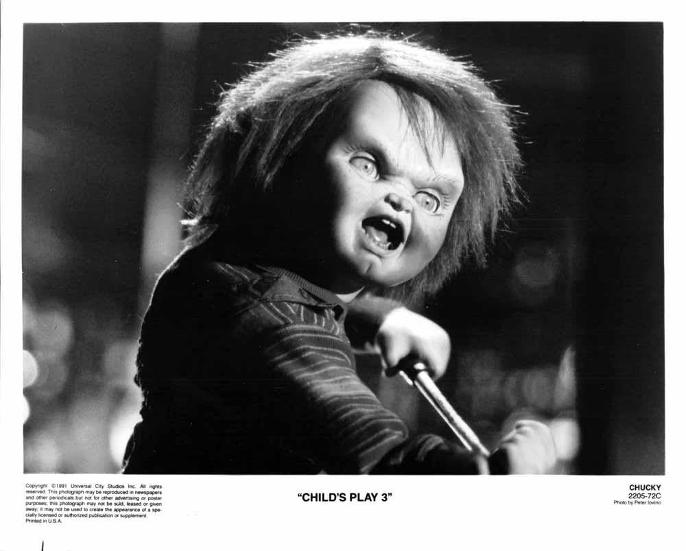 Brad Dourif 'Chucky' CHILD'S PLAY 3 original press photo 1991