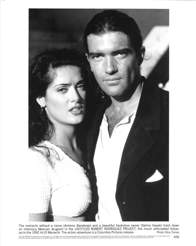 Antonio Banderas DESPERADO Salma Hayek original press photos 1995