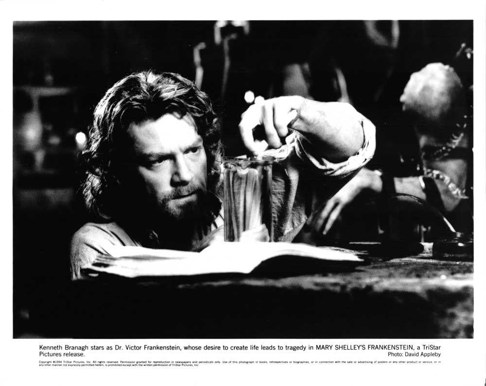 Kenneth Branagh MARY SHELLEY'S FRANKENSTEIN Robert De Niro original press photos
