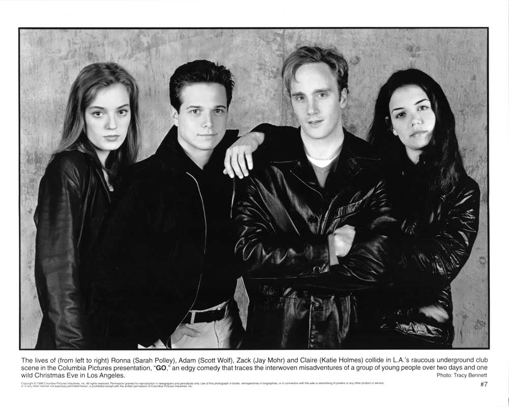 Sarah Polley GO Scott Wolf Katie Holmes Jay Mohr original press photo 1998