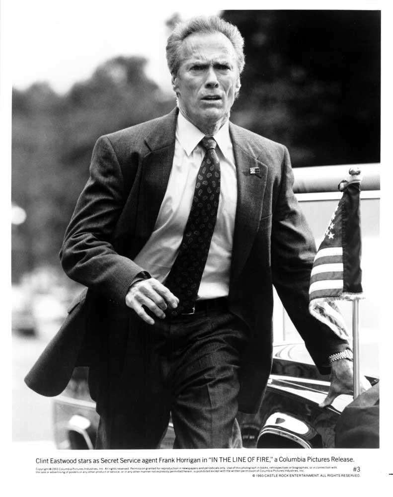Clint Eastwood 1993 IN THE LINE OF FIRE original press photos Rene Russo