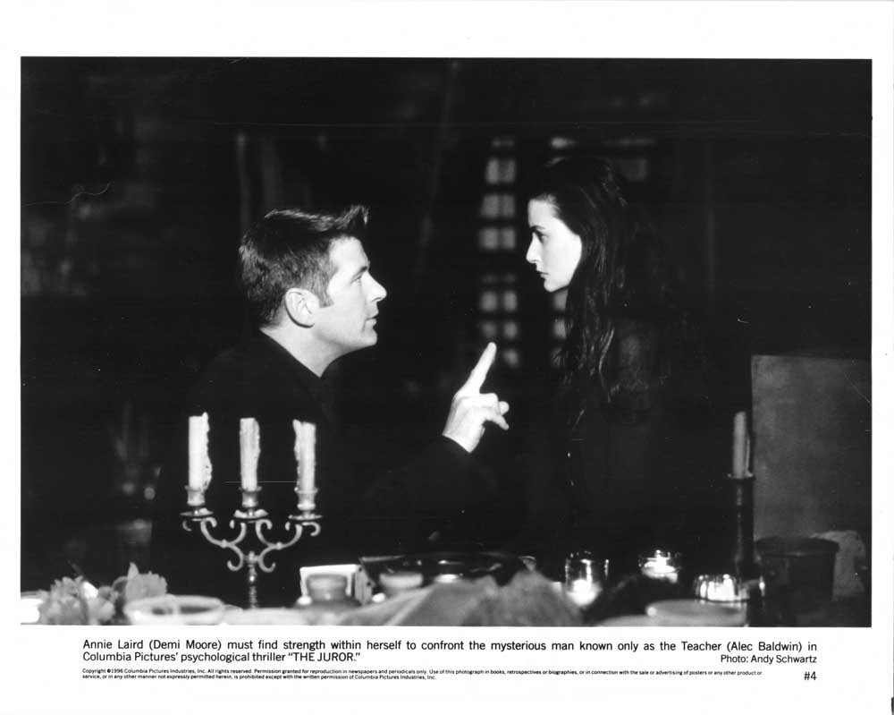 Demi Moore THE JUROR Alec Baldwin original press photo 1996