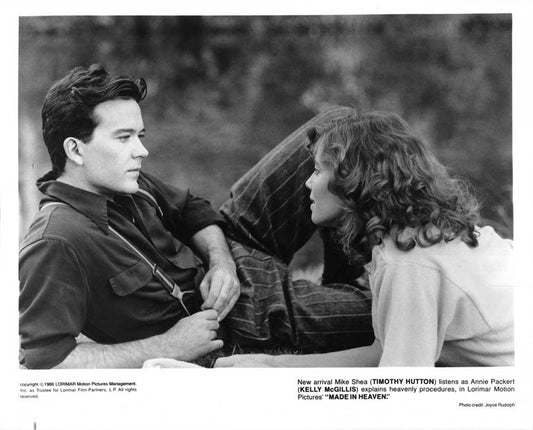 Timothy Hutton MADE IN HEAVEN 1986 original press photo Kelly McGillis