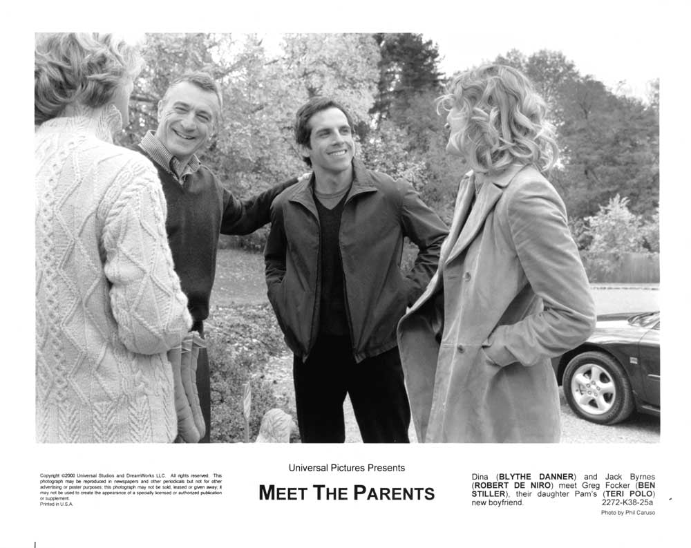 Robert De Niro MEET THE PARENTS Blythe Danner Ben Stiller original press photo