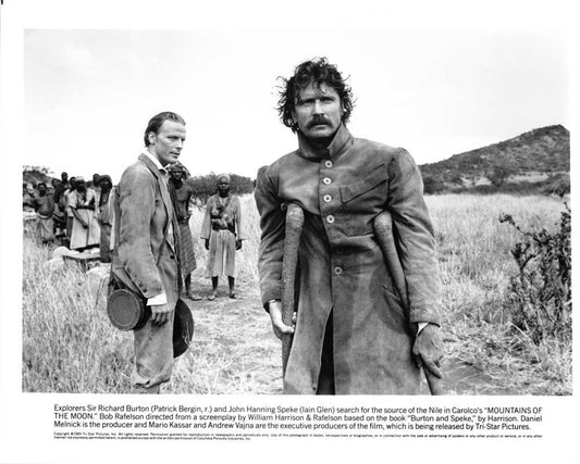 Iain Glen MOUNTAINS OF THE MOON Patrick Bergin original press photos 1990