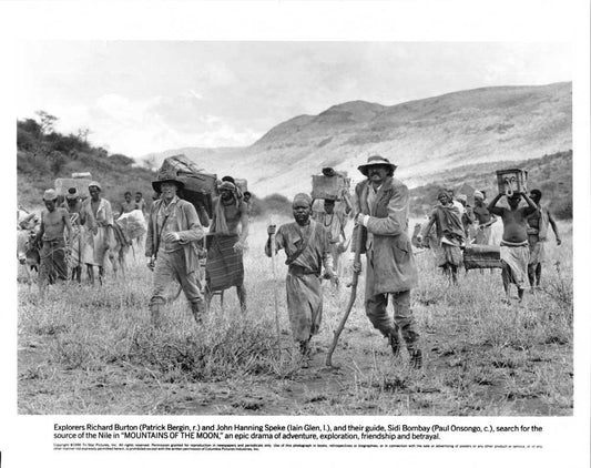 Iain Glen MOUNTAINS OF THE MOON Patrick Bergin original press photos 1990