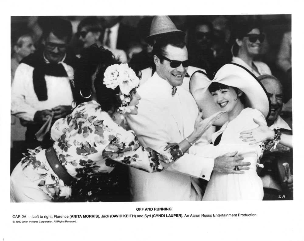 Cyndi Lauper OFF AND RUNNING David Keith original press photo 1990