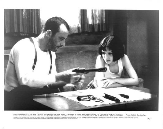Natalie Portman THE PROFESSIONAL Jean Reno original press photo 1994 Luc Besson