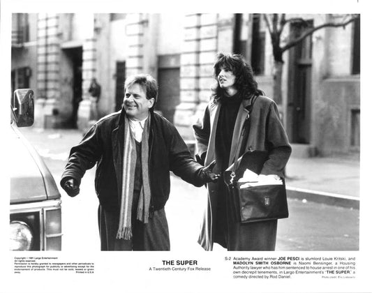 Joe Pesci THE SUPER Madolyn Smith Osborne original press photos 1991