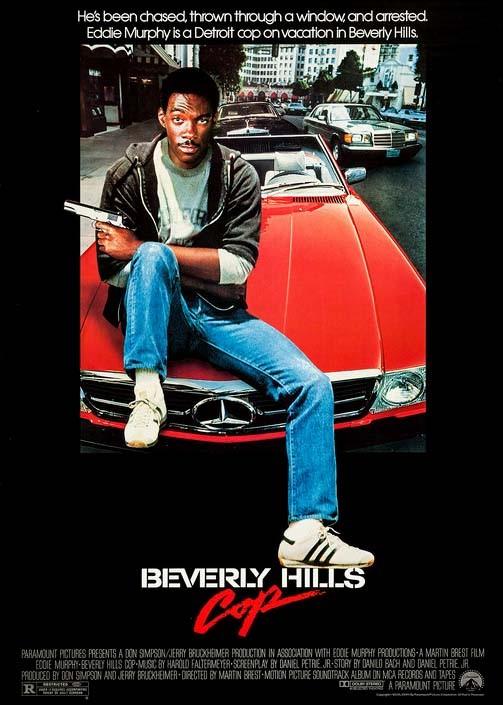 Eddie Murphy BEVERLY HILLS COP premiere promo movie poster 1984 ORIGINAL 17x24
