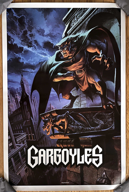Disney GARGOYLES Keith David original movie poster 27x40 rolled 1994