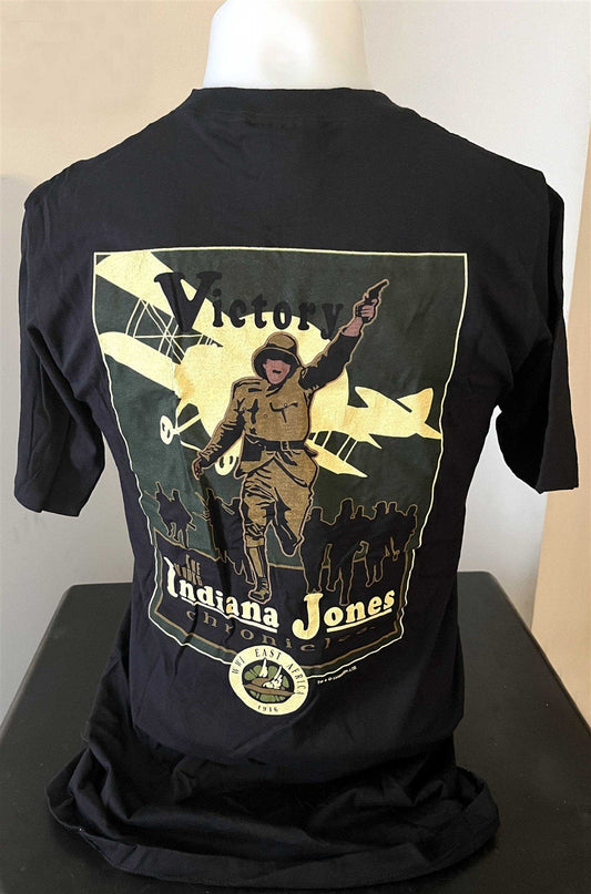1992 YOUNG INDIANA JONES vintage dual-sided East Africa tee shirt size Medium