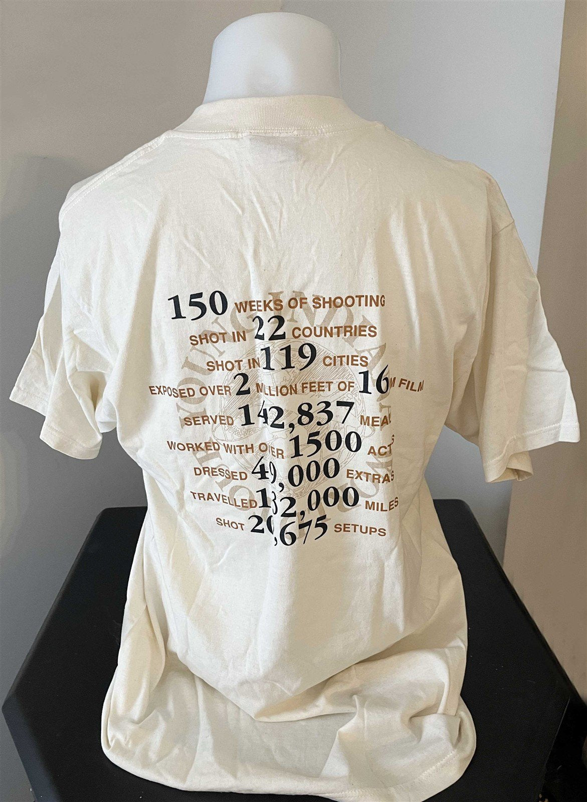 1992 YOUNG INDIANA JONES vintage crew tee shirt size Large