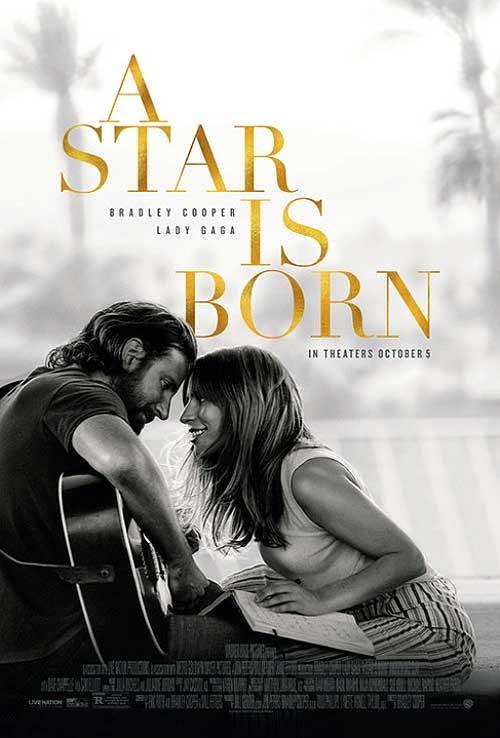 Lady Gaga STAR IS BORN original 27x40 DS movie poster 2018 Bradley Cooper