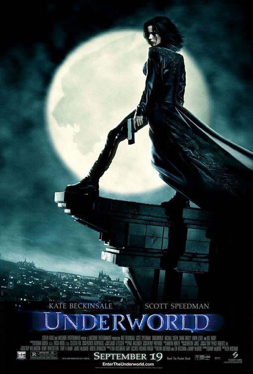 Kate Beckinsale UNDERWORLD Scott Speedman original 27x40 DS movie poster 2003