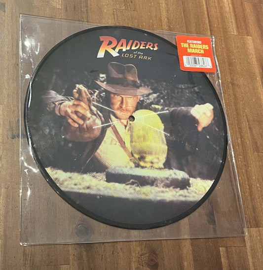 John Williams INDIANA JONES The Raiders March Vinyl Picture Record 10" NEW